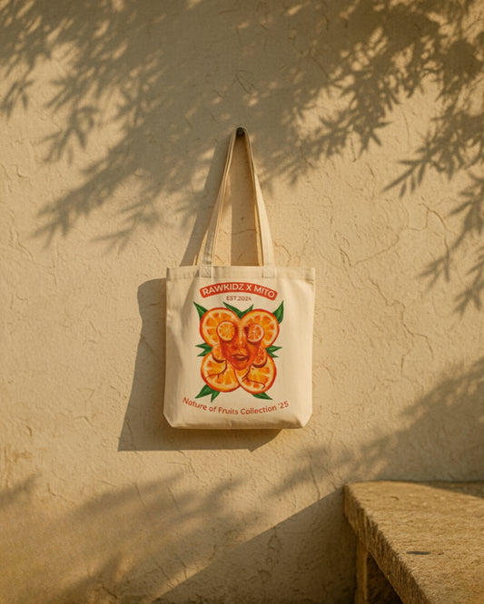 Orange Head Tote Bag – Rawkidz x Mito