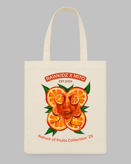 Orange Head Tote Bag – Rawkidz x Mito
